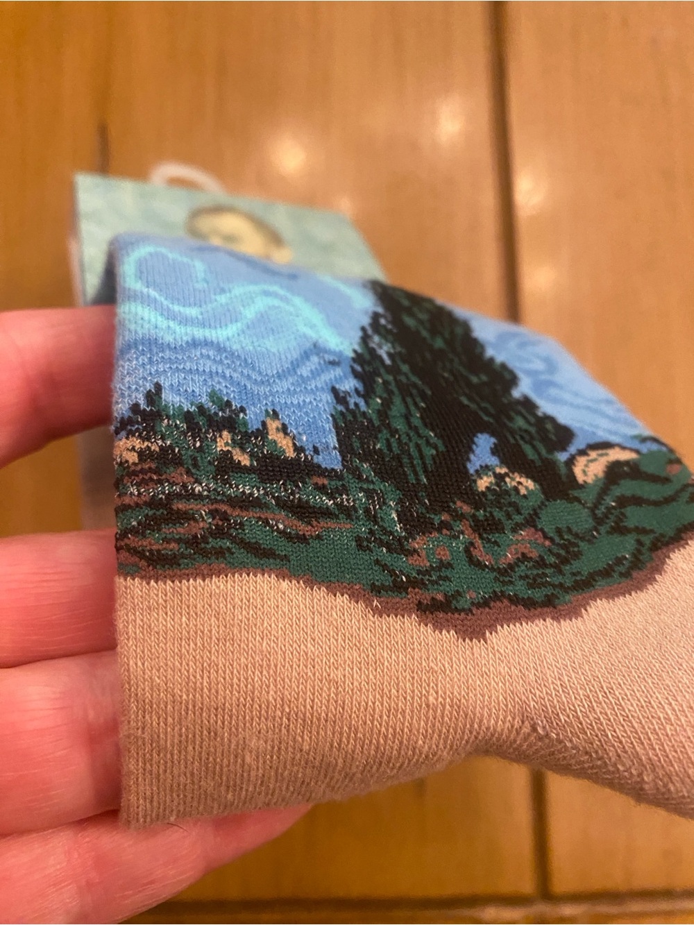 Van Gogh Novelty Socks Unisex Hot Sox Artist Series new - Picture 4 of 7